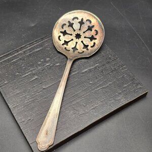 Vintage Silver-Plated Slotted Serving Spoon Wm Rogers Mfg Original Rogers HS272